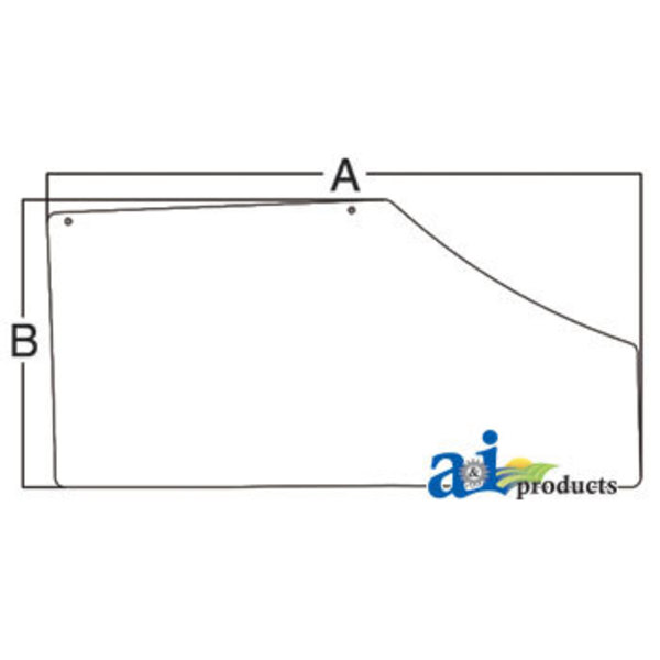 A & I Products Glass, Door (RH fixed) - Tinted 63" x35" x5" A-R186465